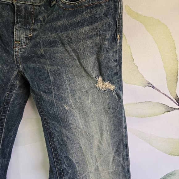 DECREE | NWOT Bootcut Blue Jeans in Dark Wash sz 5 - Picture 3 of 14